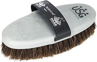 H.A.S HAAS Mould Horse Brush Large Silver 200 x 85,Medium