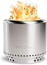 Solo Stove Ranger with Stand Portable Fire Pit Stainless Steel Portable Fire Pits for Wood Burning and Low Smoke Great Camping Stove for S'mores and Hot Dogs | 15x12.5 Inches Outdoor Fire Pits