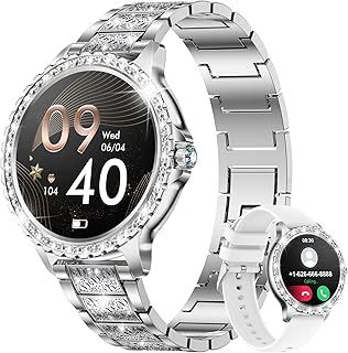LIGE Smart Watch for Women, Bluetooth Call 1.32" Ladies Fitness Watch with Blood Pressure/Oxygen/Heart Rate Monitor Pedometer, IP67 Waterproof Sports Smartwatch Compatible for Android iOS Phones