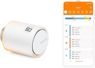 Netatmo Additional Smart Radiator Valve, Add-on for Smart Thermostat and for collective or district heating, NAV -EN