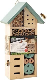 Wooden Garden Insect Hotel for all Creatures Great and Small - Nest Home for Bees Beetles Ants Ladybirds and all Sorts of Insects (SMALL INSECT HOTEL)