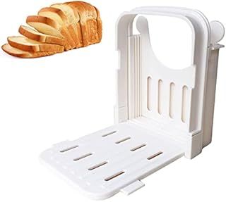 Bread Slicer, Multifunctional Sandwich/Toast Maker,Folding and Adjustable Manual Handhold Homemade Slicer for Cutting Bread with 4 Slice Thickness Quick and Safe