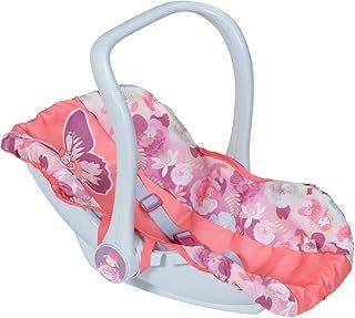 Baby Annabell Active Comfort Seat,Accessory Dolls Sized 36cm/43cm Toddlers,2-in-1 Baby Carrier & Seat,Includes Fabric Cover,Ergonomic Handle,Safety Belt,Suitable from 3 Years,Multicolor (706657)