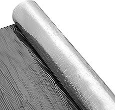 Self Adhesive Reflective Aluminium Foam Insulation 5mm Thick, 24cm x 10m Radiator Reflector Panels, Foil Insulation Roll for Floors, Roofs, Garage Doors and Camper Vans