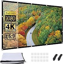 OWill 100 inch Projector Screen 16:9 HD Foldable for Home Theater Cinema Indoor Outdoor
