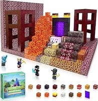 MEMOEVER 132 PCS Magnetic Blocks, Magnetic Building Blocks Magnetic Tiles Stacking, Construction Toys STEM Montessori Sensory Toys for Kids Boys Girls Ages 3 4 5 6 7 8 9 10