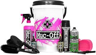 Muc-Off Dirt Bucket Kit - Bike Cleaning Kit, Cleaning Bundle for MTB/Road/Gravel Bikes - Set Includes Bike Cleaner and Chain Lube