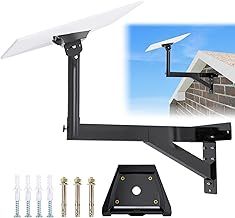 Starlink Gen 3 Mounting Kit - Heavy Duty Wall Mount with 0-30° Adjustable Pipe Adapter