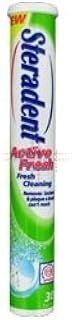 THREE PACKS of Steradent Active Fresh Denture Tablets