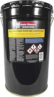 All Weather Roofing Compound Bitumen Waterproof Roof Coating 25 Litre