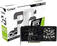 Palit GeForce RTX 3060 Dual OC 12GB GDDR6 Graphics Card, 3584 Core, 1320 MHz GPU, 1837 MHz Boost, Ampere Architechture, 3 x DisplayPort, HDMI, Dual Fans with 0-dB Tech