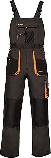 ART.MAS Work Bib and Brace Overalls, Multipockets, Knee Reinforcement With Pocket For Knee Pad, Durable Triple Stitched Seams