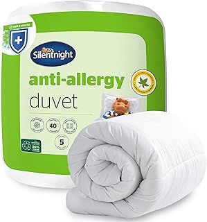 Silentnight Anti Allergy King-Size Duvet 7.5 Tog - All Year Round Quilt Duvet Anti-Bacterial and Machine Washable with Allergy UK Approved Anti Allergy Fibres - King-Size Bed