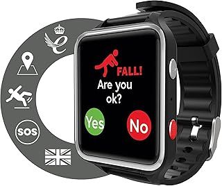 CPR Guardian III - SOS Personal Alarm with Call Button and 2-Way Calling - Features include Location GPS Tracker, Fall Alarm for Elderly, Heart Rate Monitor, Medical Reminders