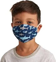 Hatley Unisex Kid's Children's Double Layer Face Mask with Ear Elastic Fashion Scarf