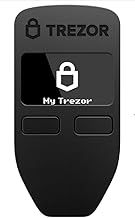 Trezor Model One - The Original Cryptocurrency Hardware Wallet, Bitcoin Security, Store & Manage Over 7000 Coins & Tokens, Easy-to-Use Interface, Quick & Simple Setup (Black)