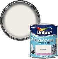 Dulux 500001 Easycare Bathroom Soft Sheen Emulsion Paint for Walls and Ceilings - Pure Brilliant White 1L