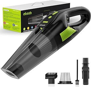 Handheld Vacuum, High Power Car Vacuum Cleaner Cordless,Lightweight Mini Portable Rechargeable Vacuum Cleaner with Multipurpose Nozzles,for Home and Car
