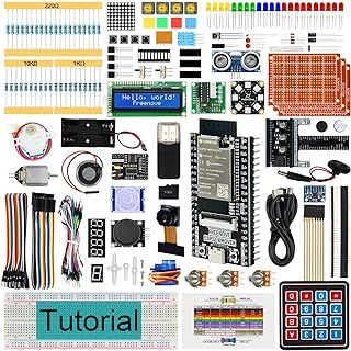 Ultimate Starter Kit for ESP32-WROVER CAM (Included), Dual-core 32-bit 240 MHz Microcontroller, Onboard Camera Wireless, Python C Java, 795-Page Detailed Tutorial, 240 Items, 122 Projects