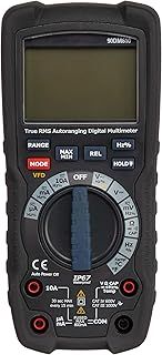 Amazon Basics Digital Multimeter Counts up to 6000, IP67, True RMS, CATIV 600V, Black (Previously AmazonCommercial brand)