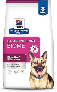 Hill's Prescription Diet Gastrointestinal Biome Digestive/Fiber Care with Chicken Dry Dog Food, 8 lb bag