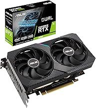 ASUS GeForce RTX 3060 12G DUAL V2 OC Gaming Graphics Card - 1867MHz Boost Clock, GDDR6, PCIe Gen 4, DLSS 2, 1x DP v1.4a, 1 x HDMI 2.1, 1 x DVI-D (Supports 4K)