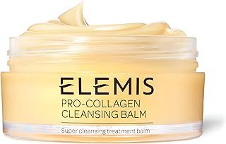 ELEMIS Pro-Collagen Cleansing Balm, 3in1 Melting Facial Cleanser for Deep Cleansing Wash, Infused with 9 Nourishing Essential Oils, Daily Moisturising Makeup Remover for Clean, Glowing Skin