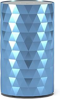 SALUBRITO Waterless Essential Oil Diffuser, Nebulizing & Rechargeable Diffuser for Home, Portable Aromatherapy Diffuser for Car, Office, Cordless, Aluminum Alloy - Blue