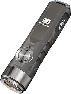 RovyVon A1 Keychain Torch, 650 Lumen LED EDC Flashlights Rechargeable, Small Keyring Torch, Five Modes Water Resistant Tiny Pocket Torch for Everyday Carry, Camping, Hiking, Hunting, Running