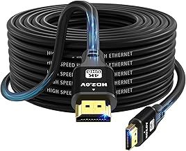 HDMI Cable 20m, 4K@60Hz 18Gbps High Speed HDMI 2.0 Cord, Ultra HD,Video 4K,1080p,3D,Arc, HDR Compatible with Blu-Ray,Roku TV,PS5,HDTV,Laptop ect