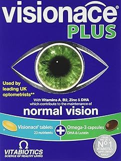 Visionace Plus, Eye Tablets & Capsules for Vision Health Support, by Vitabiotics