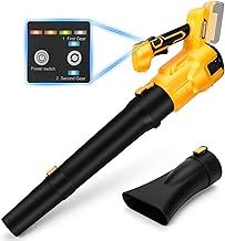 Cordless Leaf Blower Compatible with Dewalt 18V 20V (NO Battery), Brushless Motor Handheld Electric Jobsite Air Blower Powerful for Garden Leaves Grass Cuttings Lawn Care Yard Clean Snow Blow