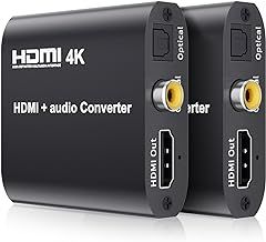 4K/30Hz HDMI 1.4 Audio Extractor Splitter HDR 1080P/60Hz, BolAAzuL HDMI Audio Converter Splitter Extractor HDMI 1.4 to SPDIF 5.1 Channel+Digital coaxial+L/R with EDID