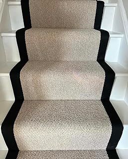 Stair Runner with Black Taped Edge