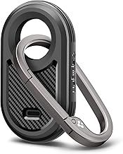 Spigen Rugged Armor Case Compatible with Samsung Galaxy SmartTag 2 (1ea) - Matte Black