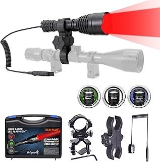 KL41 Plus Hunting Torch with Red, Green, White, and IR850 Light for Long Range