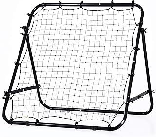 HOMCOM Football Rebounder Net, Adjustable Kickback Target Goal Teens Adults Training Aid for Multi-Sports Practise