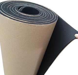 1m x 3m Roll Car Insulation, Self Adhesive Mat, Closed Cell Foam, Van Sound Deadening Material 6mm