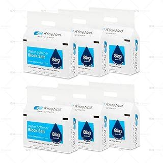 Kinetico Block Salt for Water Softeners - Genuine Kinetico Product - Delivers Superior Performance - 6 packs with 12 salt blocks in total