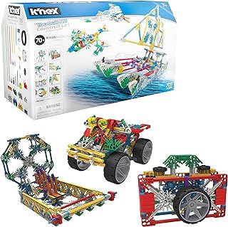K'NEX | Imaginative Building Set 70+ Model | Educational Toys for Kids, 705 Piece STEM Learning Kit, Fun and Building Construction Toys, Suitable for Kids Aged 7+ | Basic Fun 13419