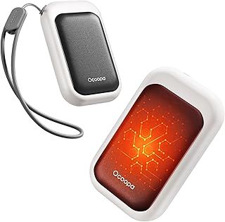 OCOOPA Magnetic Rechargeable Hand Warmers 2 Pack, Safe UL Certified, Ergonomic Electric Hand Warmer, Pocket Size Heater, Compact in Gloves, Tech Gifts for Raynauds, Golf, Hunting, Camping, UT4 Young