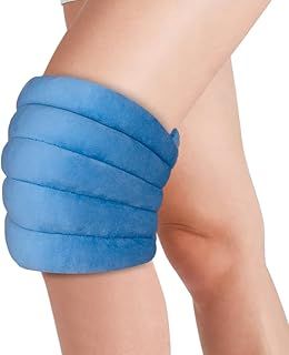 Microwave Heating Pad for Knee Pain Relief, Microwavable Heated Knee Wrap Moist Heat Therapy for Tennis Elbow Treatment, Men and Women