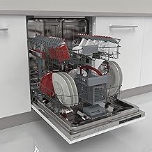 SHARP QW-NI4I47EX-EN, 60 cm Integrated Dishwasher, 13 Place Settings, 2 Racks, Active Drying, Half Load, Silver