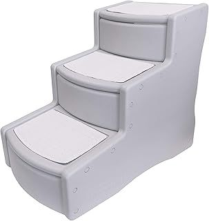 Pet Gear Easy Step III Pet Stairs, 3 Step for Cats/Dogs, Removable Washable Carpet Treads, for Pets Up to 150lbs, No Tools Required