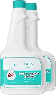 eufy RoboVac Hard Floor Cleaning Solution (2 Bottles), Compatible with X10 Pro Omni, C20 Omni, X9 Pro, X8 Pro Series, L60 Hybrid Series, 16 fl oz / 473 ml, Floor Cleaner