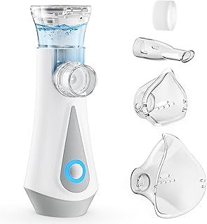 Nebuliser Machine for Adults & Kids, Spray Nebuliser with Charging Function, Handheld Inhaler Easy to Use & Clean, Suit for Home & Travel