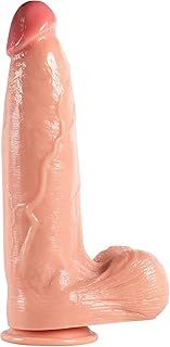 2.9’’ Diameter Huge Thick Dildo, 13 inch Realistic Giant Dildo Feels Like Skin, Lifelike Penis Monster Dildos with Suction Cup for Women/Men/Couples, Adult Sex Toy for Vaginal G-Spot & Anal Play