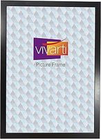 Matt Black Picture Frame (A1 Size, 59.4 x 84 cm) Portrait or Landscape Photo Frame with Clear Styrene Sheet & Wall Mounted Hook for Pictures, Posters, Decor, Certificate Frame