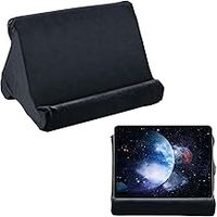 Tablet Pillow Stand for IPad Cushion Stand, Soft Multi-Angle Phone Pillow Lap Holder for Tablet/iPad/E-Reader - Black