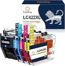 ColorKing LC422XL for Brother LC422XL Ink Cartridges Replacement for Brother LC422 Ink Cartridges LC-422XLVAL Compatible with Brother MFC-J5340DW Brother MFC-J5740DW Brother MFC-J6940 MFC-J6540DW